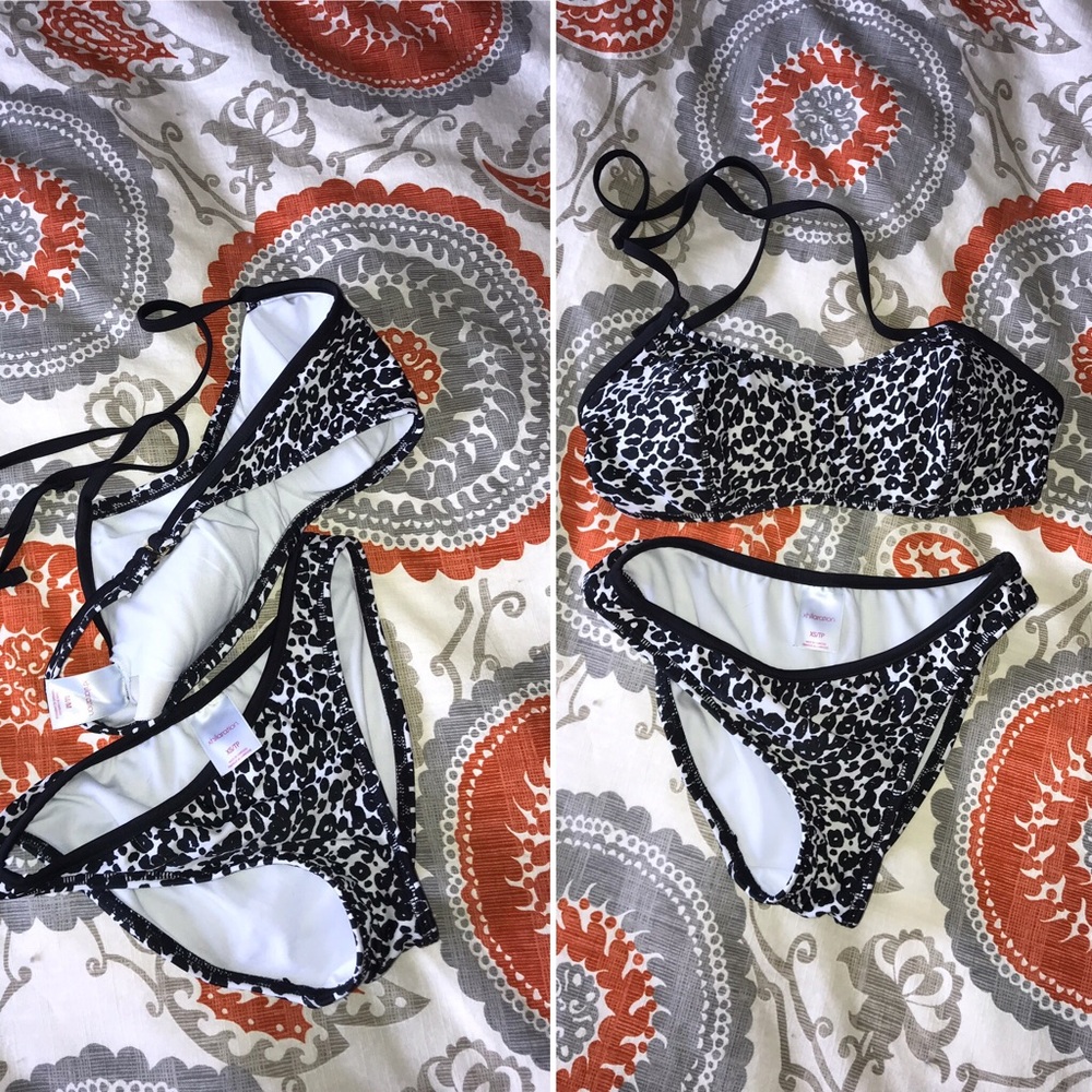 Xhilaration 2 pc swim top and bottom.